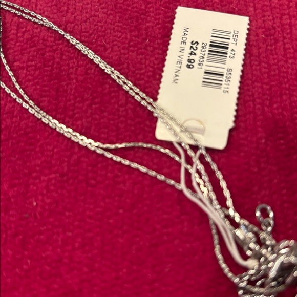 Loft Outlet Elegant Silver Beaded Necklace - Picture 3 of 3